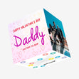 Heart Themed Happy Valentine's Day Daddy Confetti-exploding Greetings Card