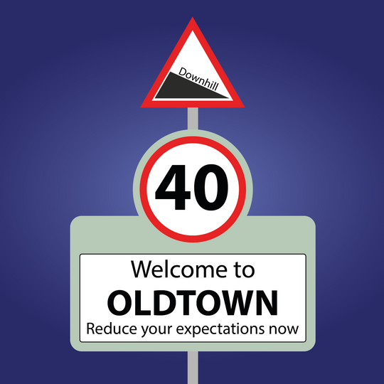 Welcome To Oldtown 40 Card