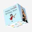 Happy 60th Birthday Mum Energetic Elderly Lady Confetti-exploding Greetings Card
