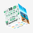 Happy 18th Birthday Cute Grandson Birthday Tokens Confetti-exploding Greetings Card
