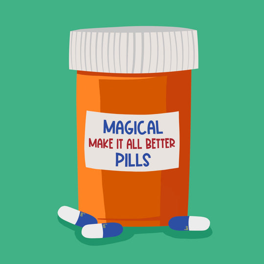 Magical Make It All Better Pills Card