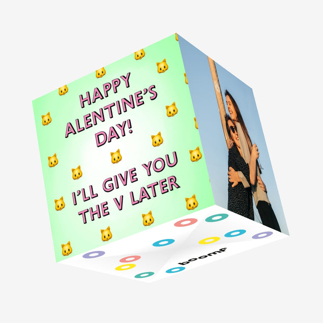 V Later Confetti-exploding Greetings Card