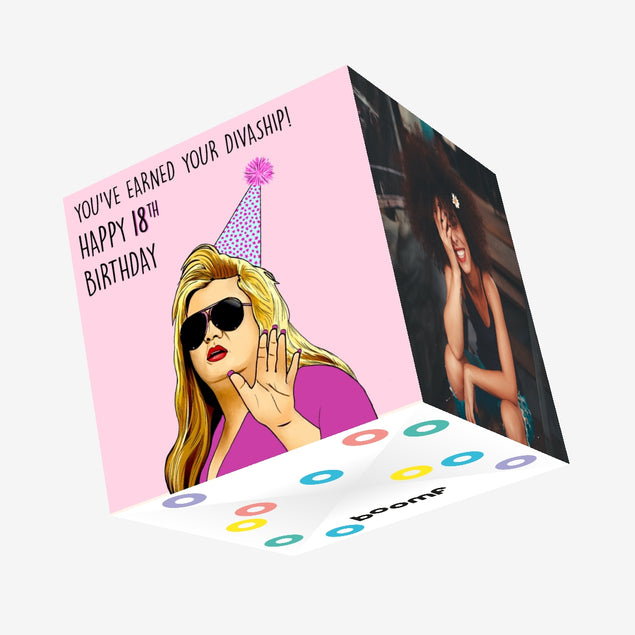 Gemma Collins 18th Birthday Confetti-exploding Greetings Card