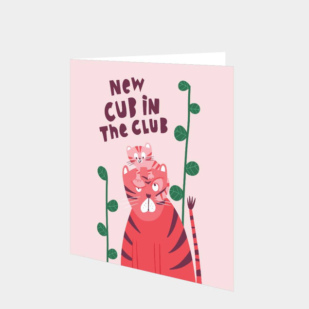 New Cub In The Club Card