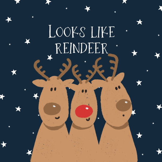 Looks Like Reindeer Christmas Card
