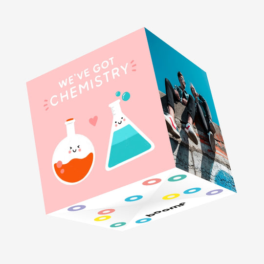 We've Got Chemistry Confetti-exploding Greetings Card