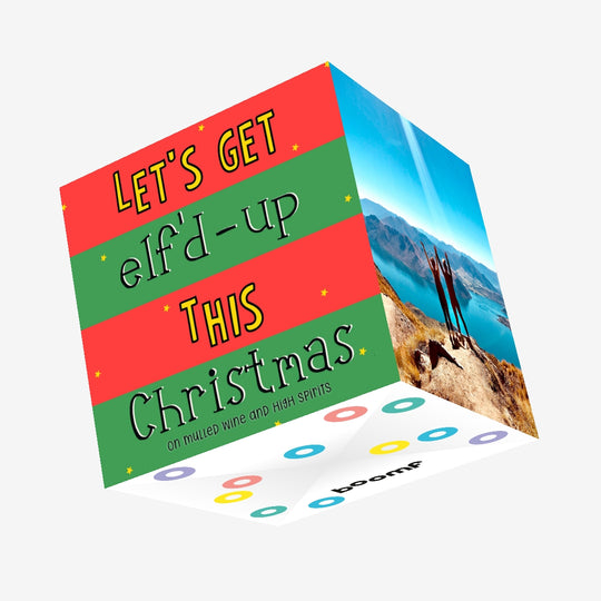 Let's Get Elf'd Up Christmas Confetti-exploding Greetings Card