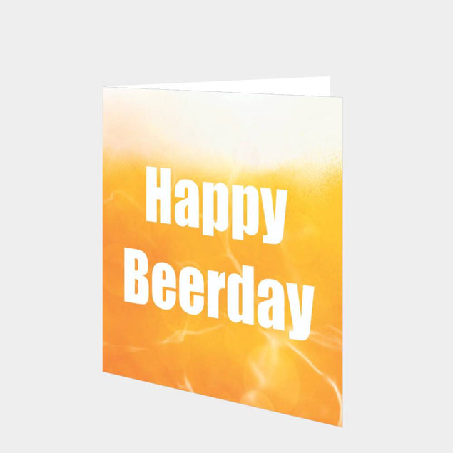Happy Beerday Card