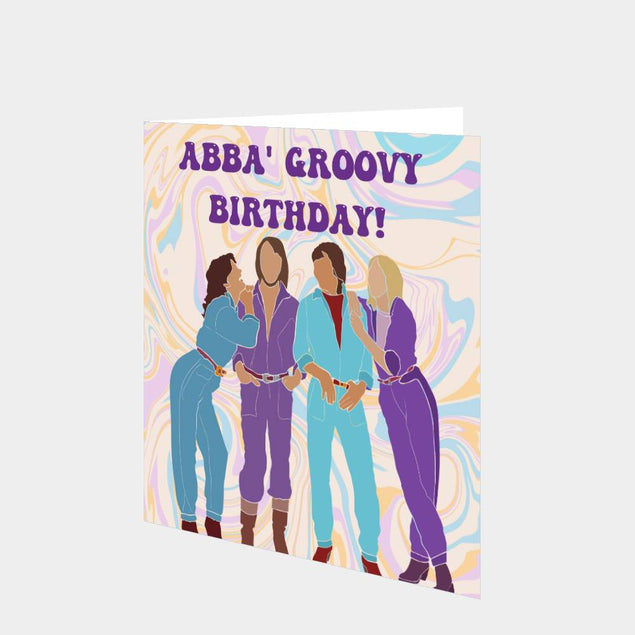 Abba Groovy Birthday! Card
