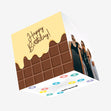 Happy Birthday Yummy Chocolate Bar Confetti-exploding Greetings Card