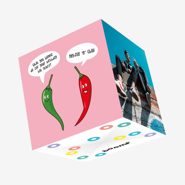 What You Wanna Do For Your Birthday Hot Stuff Confetti-exploding Greetings Card