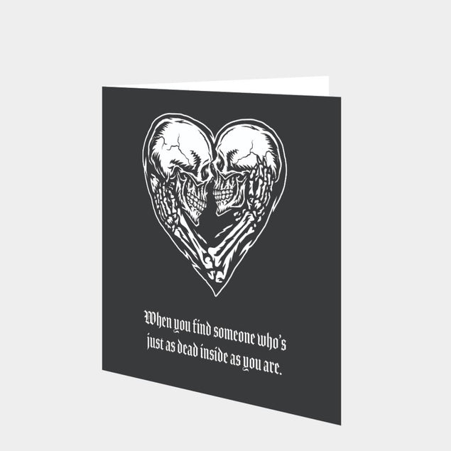 Just As Dead Inside Card