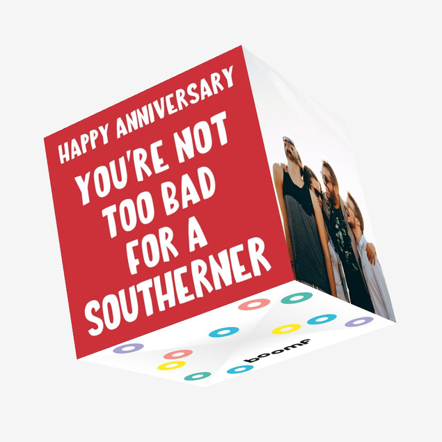 Happy Anniversary Southerner Confetti-exploding Greetings Card