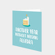 Algebra Birthday Card