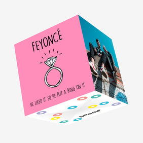 Feyonce Confetti-exploding Greetings Card