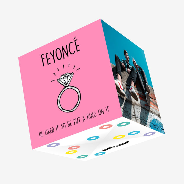 Feyonce Confetti-exploding Greetings Card