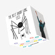 Best Daddy Long Legs Confetti-exploding Greetings Card