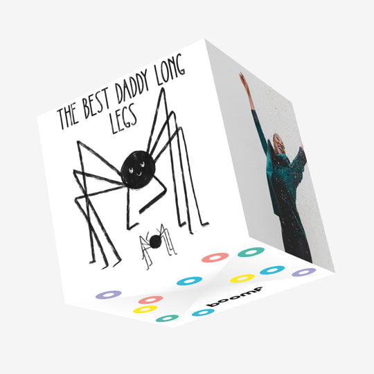Best Daddy Long Legs Confetti-exploding Greetings Card
