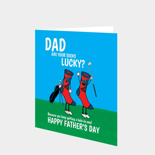 Are Your Socks Lucky? Card