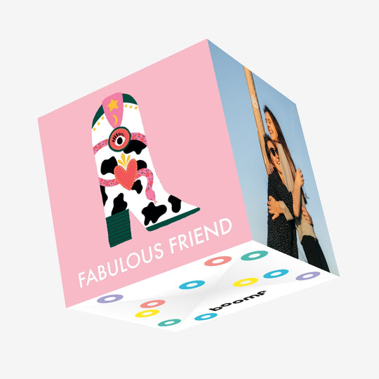 Fabulous Friend Confetti-exploding Greetings Card