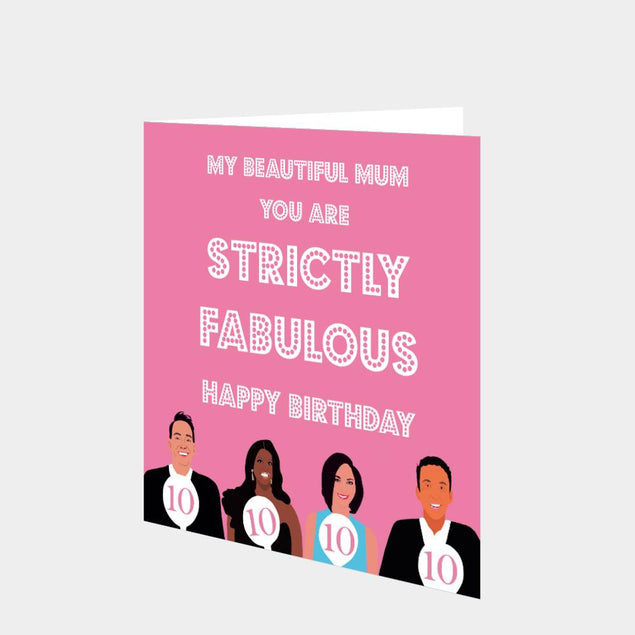 Beautiful Mum Strictly Fabulous Card Greeting Card - 2
