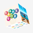 Thank You Balloons Confetti-exploding Greetings Card