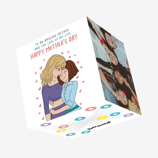 Happy Mother's Day To Love Of My Life Confetti-exploding Greetings Card