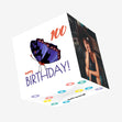 Blue Butterfly 100th Birthday Confetti-exploding Greetings Card