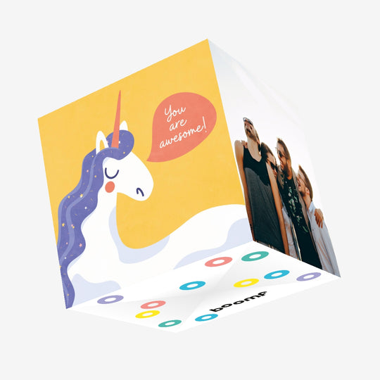 You Are Awesome! Confetti-exploding Greetings Card