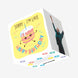 Sorry I Am Late Happy Birthday Cute Cake Confetti-exploding Greetings Card