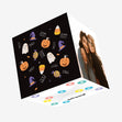 Halloween Pattern Confetti-exploding Greetings Card