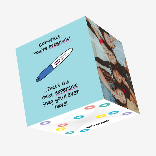 Congrats! You?re Pregnant! Confetti-exploding Greetings Card