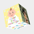 Happy First Mother's Day Bomb 3D Cube Card