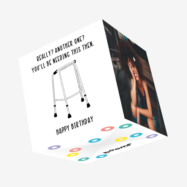 Zimmer Frame Birthday Confetti-exploding Greetings Card – Boomf