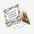 Lots of Sausage Confetti-exploding Greetings Card