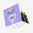 Rose In Vase Babe Confetti-exploding Greetings Card