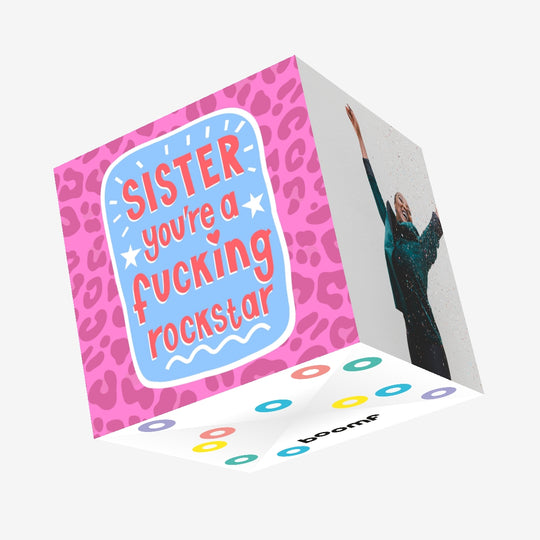 You're A Fucking Rockstar Confetti-exploding Greetings Card