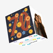 Night Flowers Happy 70th Birthday Confetti-exploding Greetings Card