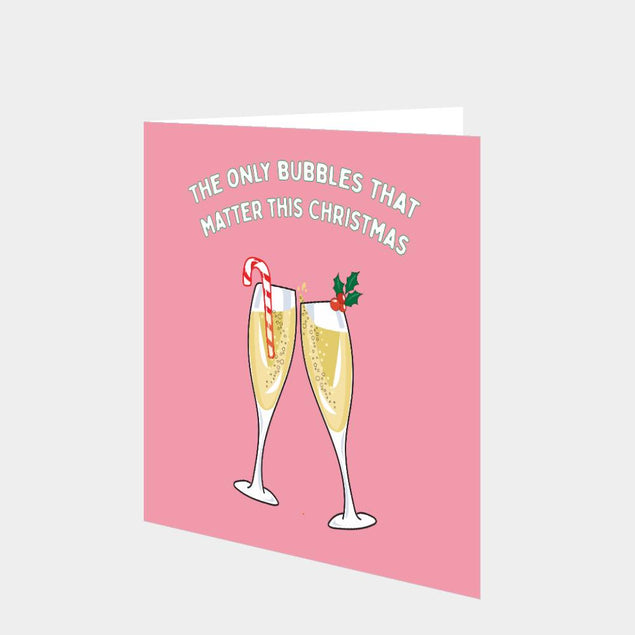 The Only Bubbles That Matter This Christmas Card