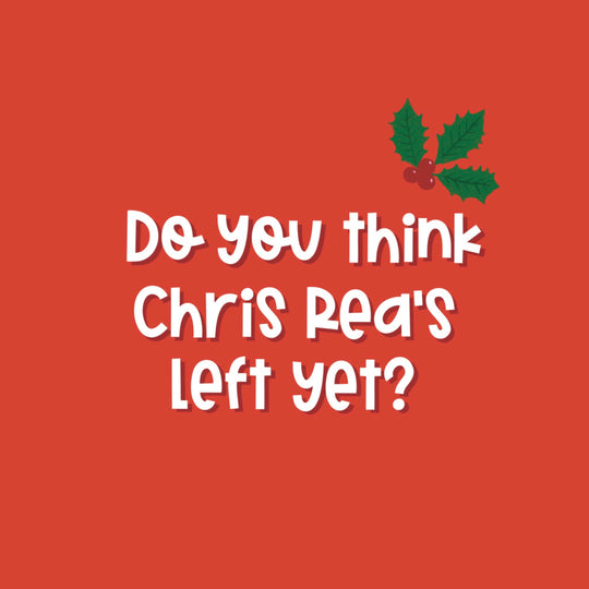 Chris Rea Funny Christmas Card