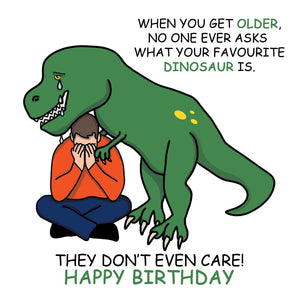 Favourite Dinosaur Birthday Card