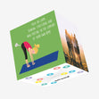 Yoga on Zoom Confetti-exploding Greetings Card