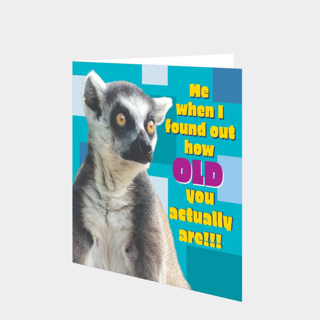 How old you actually are Card