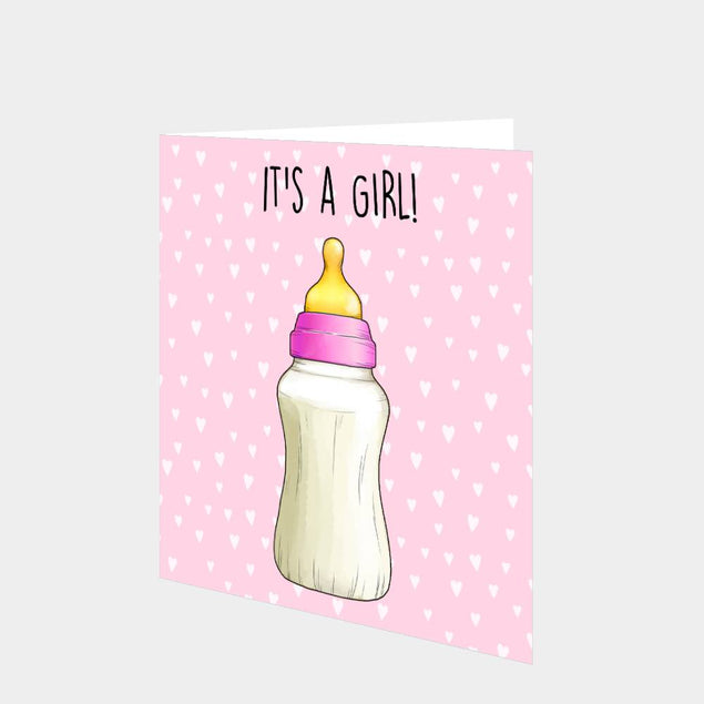 It's a girl! Newborn Card