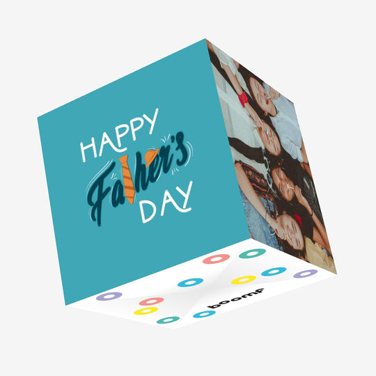 Happy Father's Day Tie Confetti-exploding Greetings Card