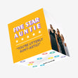 Five Star Auntie Confetti-exploding Greetings Card