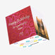 Happy 70th Birthday Mum Red Roses Confetti-exploding Greetings Card