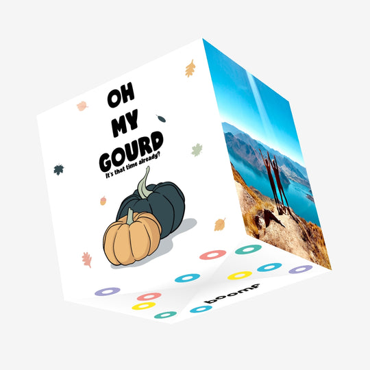 Oh My Gourd Confetti-exploding Greetings Card