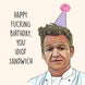 Gordon Ramsay Birthday Card
