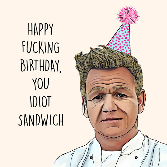 Gordon Ramsay Birthday Card